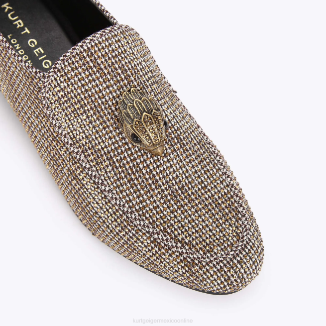 Kurt Geiger mocasines london holly eagle BL0H378 | calzados beige mujer