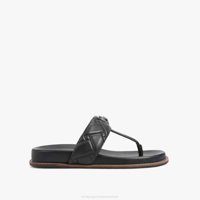 Kurt Geiger Barra en T London Kensington gruesa BL0H431 | calzados negro mujer