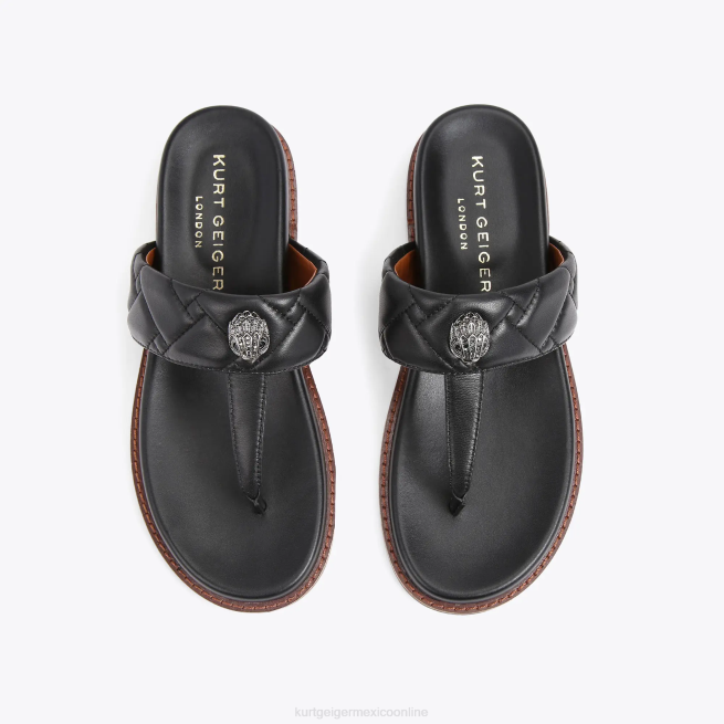 Kurt Geiger Barra en T London Kensington gruesa BL0H431 | calzados negro mujer