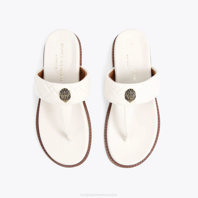 Kurt Geiger Barra en T London Kensington gruesa BL0H432 | calzados hueso mujer