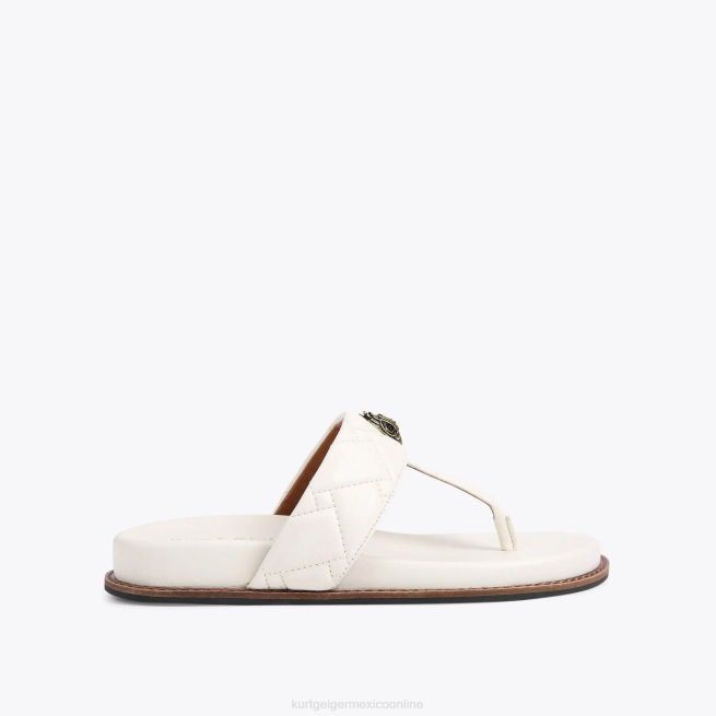 Kurt Geiger Barra en T London Kensington gruesa BL0H432 | calzados hueso mujer