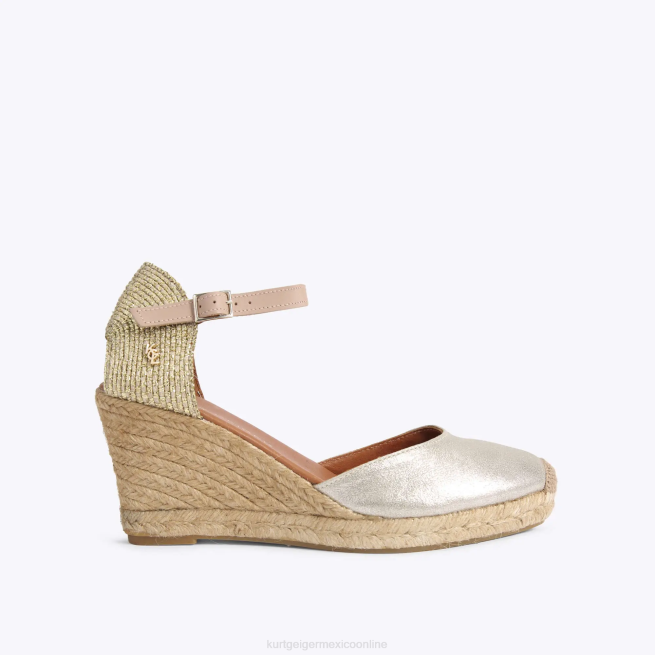 Kurt Geiger Monty de Londres BL0H370 | calzados combinación de oro mujer