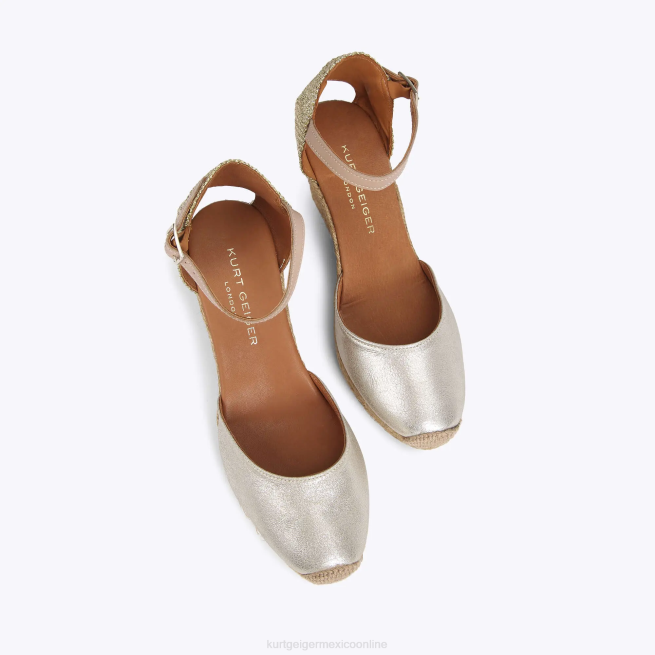 Kurt Geiger Monty de Londres BL0H370 | calzados combinación de oro mujer