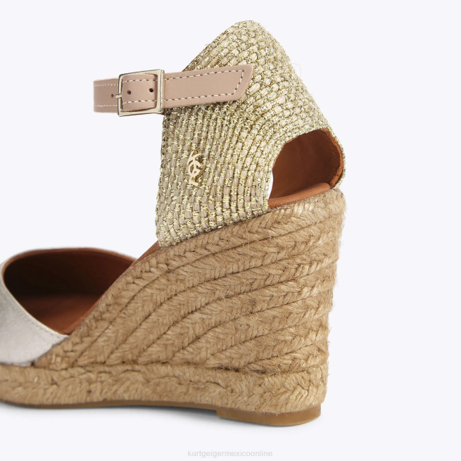 Kurt Geiger Monty de Londres BL0H370 | calzados combinación de oro mujer