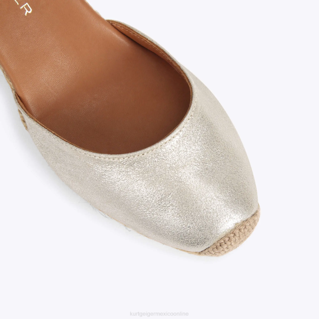 Kurt Geiger Monty de Londres BL0H370 | calzados combinación de oro mujer