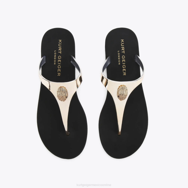 Kurt Geiger bar en t maddison de londres BL0H429 | calzados oro mujer
