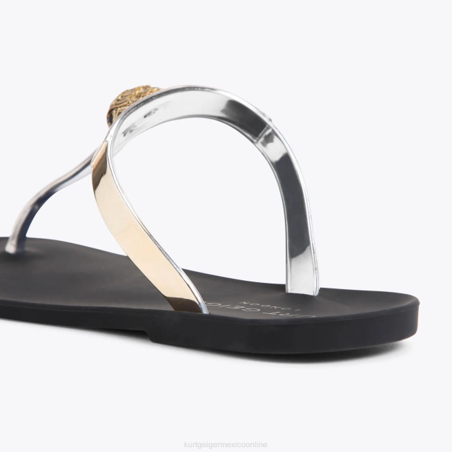 Kurt Geiger bar en t maddison de londres BL0H429 | calzados oro mujer