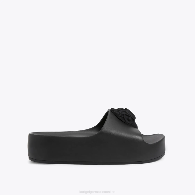 Kurt Geiger chancla gruesa con águila de Londres BL0H433 | calzados negro mujer