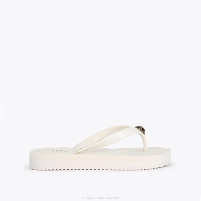 Kurt Geiger chanclas london kensington q BL0H450 | calzados hueso mujer