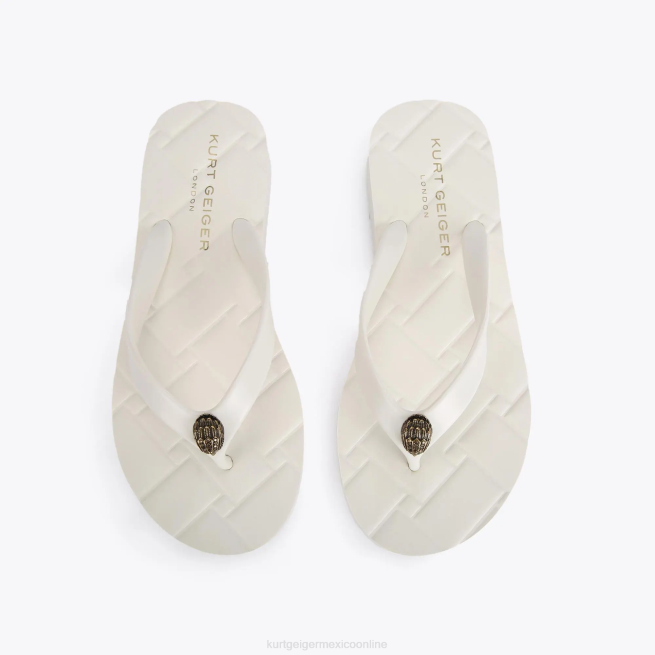 Kurt Geiger chanclas london kensington q BL0H450 | calzados hueso mujer
