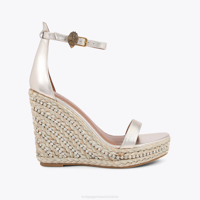 Kurt Geiger cuña de Shoreditch de Londres BL0H438 | calzados oro mujer