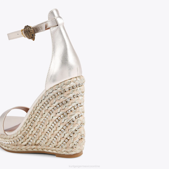 Kurt Geiger cuña de Shoreditch de Londres BL0H438 | calzados oro mujer
