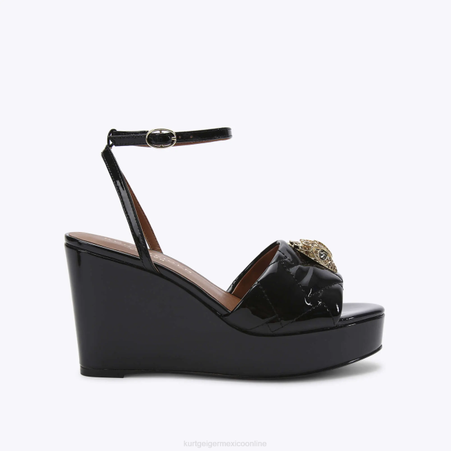 Kurt Geiger cuña kensington londres BL0H346 | calzados negro mujer