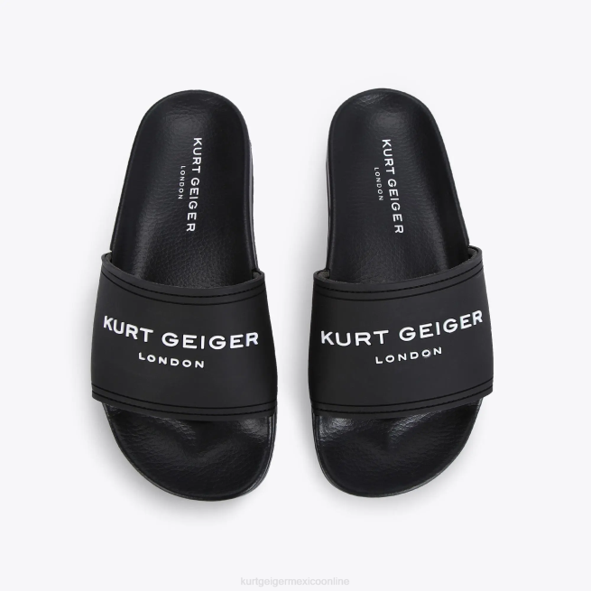 Kurt Geiger deslizador de piscina kgl londres BL0H454 | calzados negro mujer