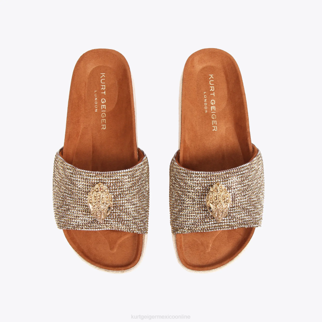 Kurt Geiger plataforma plana londres kensington BL0H440 | calzados beige mujer