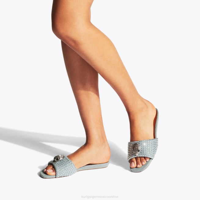 Kurt Geiger sandalia plana london kensington BL0H349 | calzados azul otro mujer