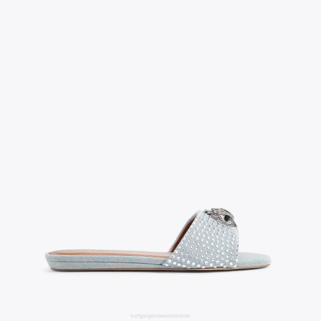 Kurt Geiger sandalia plana london kensington BL0H349 | calzados azul otro mujer