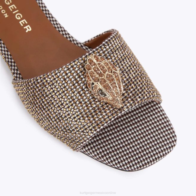 Kurt Geiger sandalia plana london kensington BL0H351 | calzados beige mujer