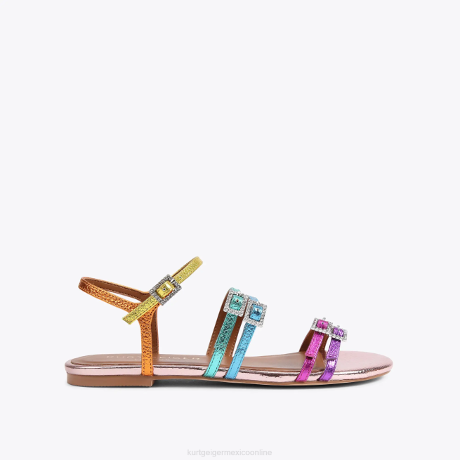 Kurt Geiger sandalia plana london pierra BL0H224 | calzados multi/otro mujer