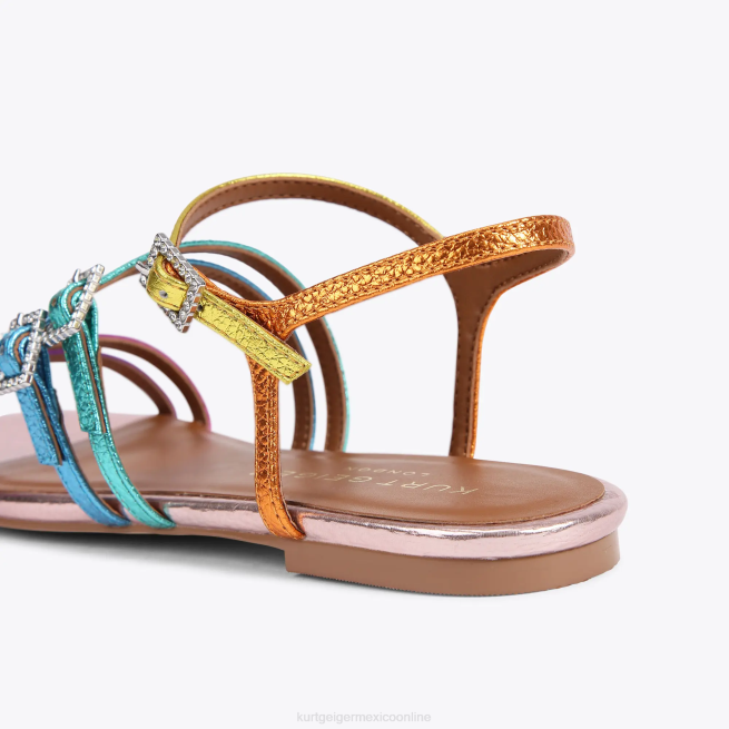 Kurt Geiger sandalia plana london pierra BL0H224 | calzados multi/otro mujer