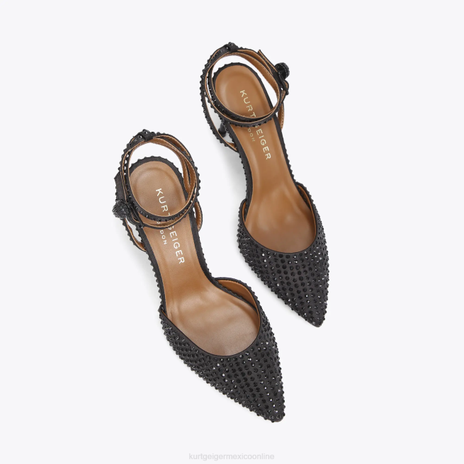 Kurt Geiger London Bond 90 tobillo cerca del dedo del pie BL0H342 | calzados negro mujer