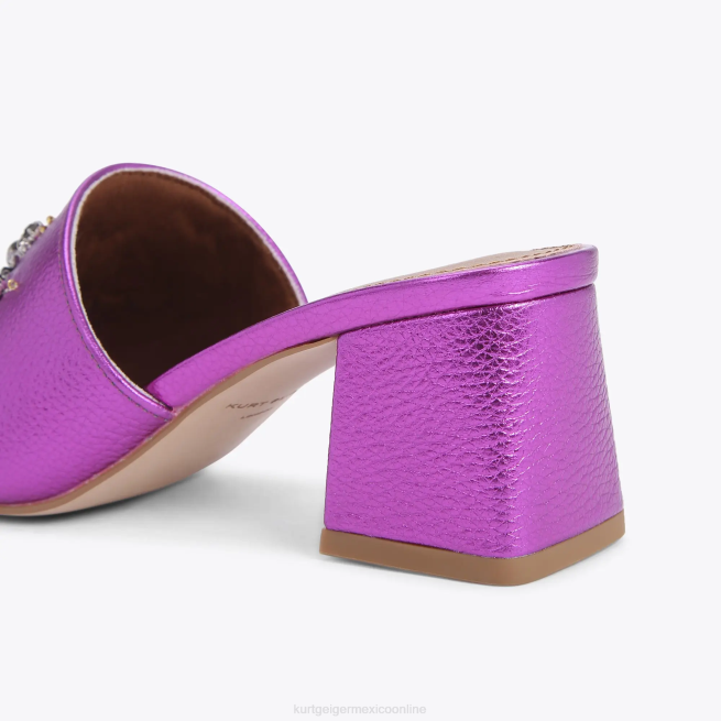 Kurt Geiger Ojo de bloque de oliva de Londres BL0H666 | calzados fucsia mujer