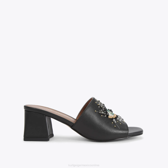 Kurt Geiger Ojo de bloque de oliva de Londres BL0H667 | calzados negro mujer