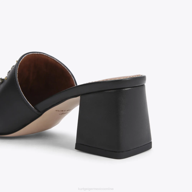 Kurt Geiger Ojo de bloque de oliva de Londres BL0H667 | calzados negro mujer
