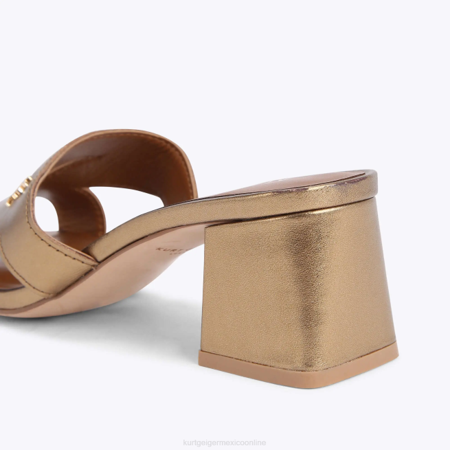 Kurt Geiger bloque de odina de londres BL0H446 | calzados oro mujer