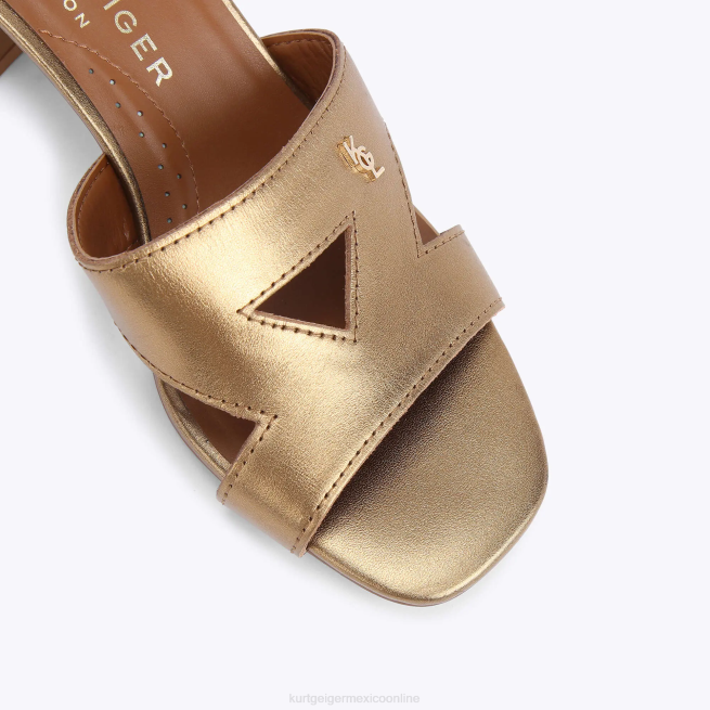 Kurt Geiger bloque de odina de londres BL0H446 | calzados oro mujer
