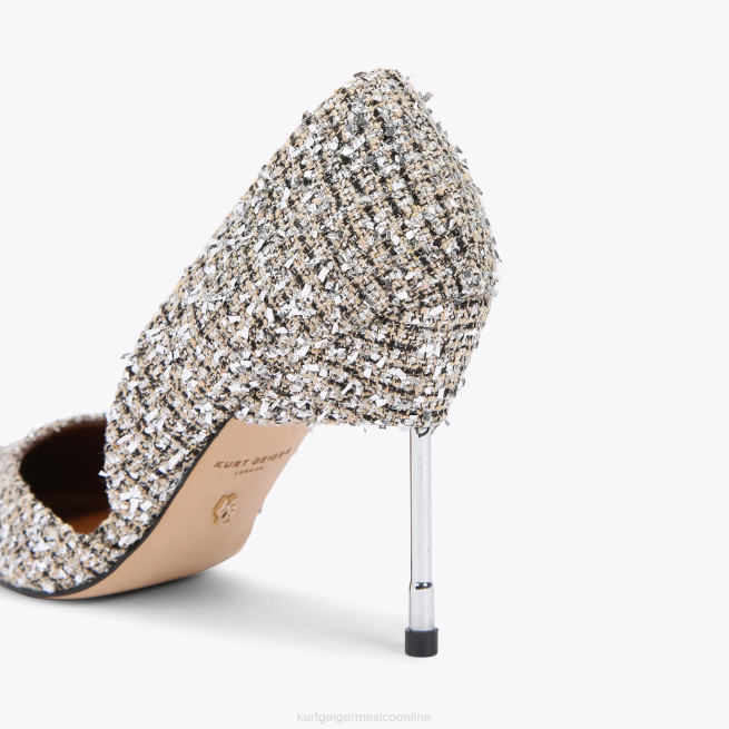 Kurt Geiger bono de londres 90 BL0H421 | calzados combinación de plata mujer