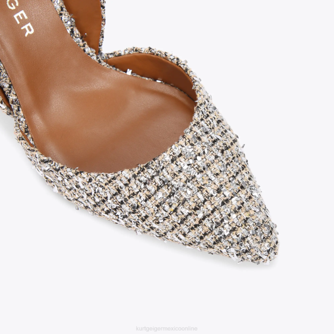 Kurt Geiger bono de londres 90 BL0H421 | calzados combinación de plata mujer