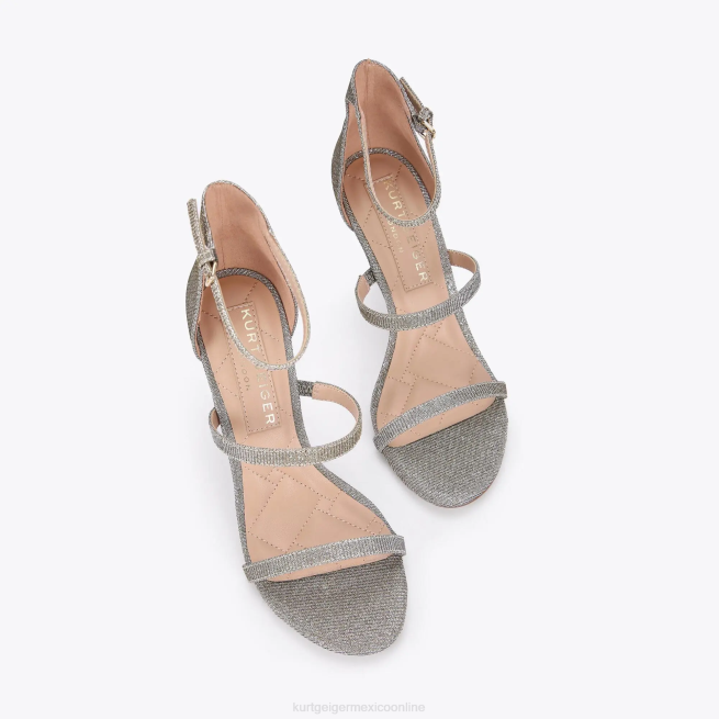 Kurt Geiger carril del parque de londres BL0H325 | calzados plata mujer