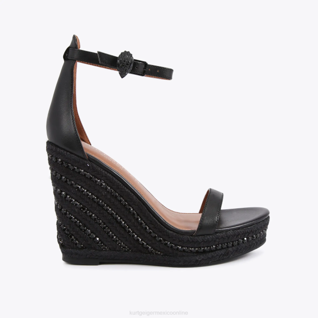 Kurt Geiger cuña de Shoreditch de Londres BL0H437 | calzados negro mujer