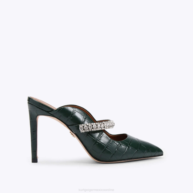 Kurt Geiger duque de londres BL0H422 | calzados verde oscuro mujer