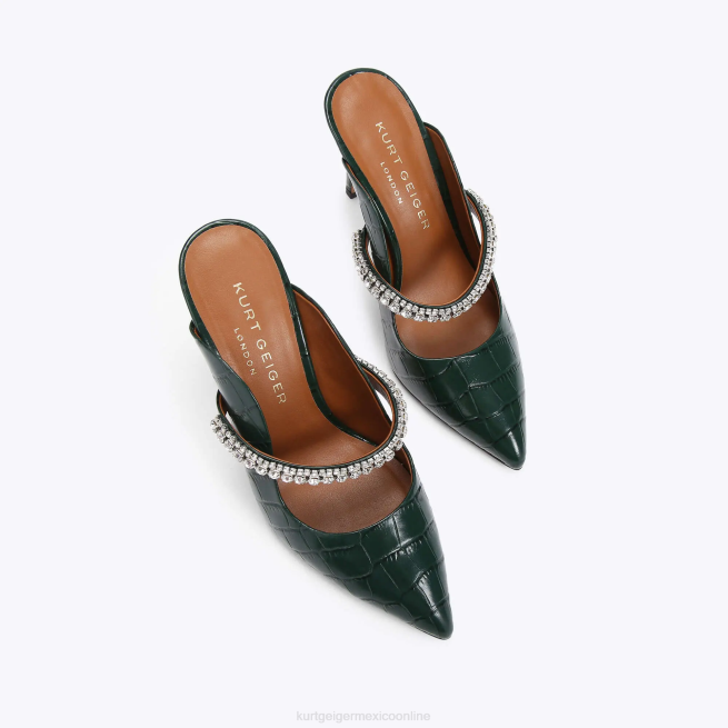 Kurt Geiger duque de londres BL0H422 | calzados verde oscuro mujer