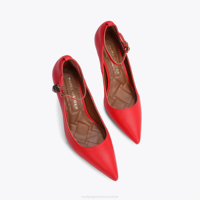 Kurt Geiger estilete de Shoreditch de Londres BL0H665 | calzados rojo mujer
