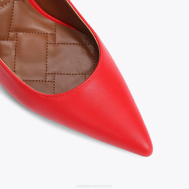 Kurt Geiger estilete de Shoreditch de Londres BL0H665 | calzados rojo mujer