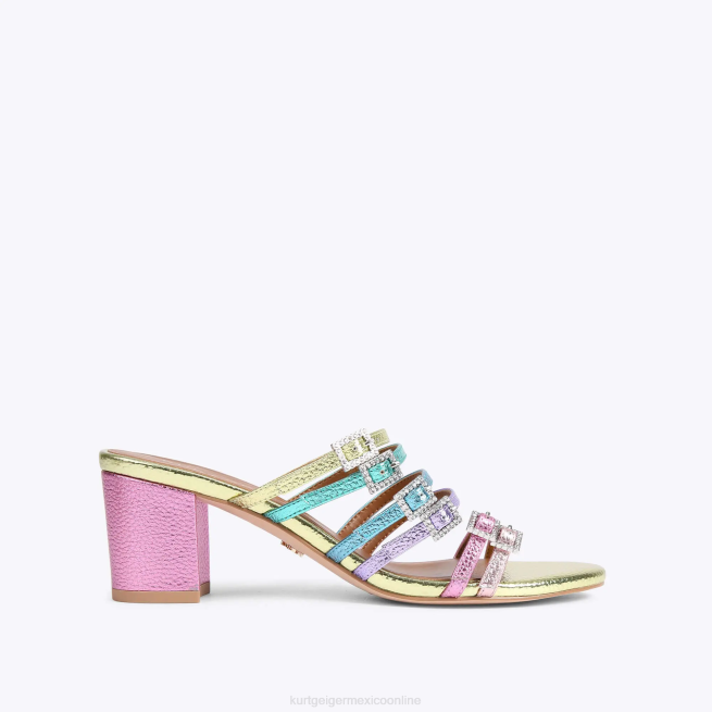 Kurt Geiger mula pierra block londres BL0H192 | calzados combinación de metales mujer