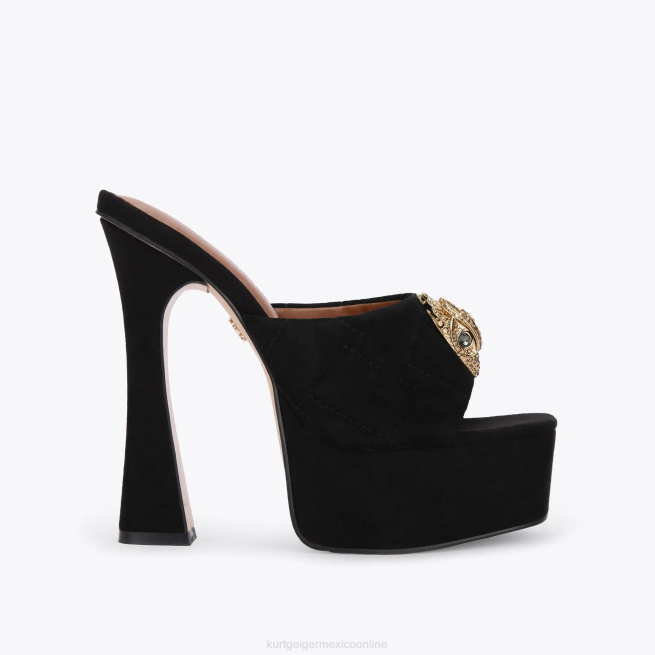 Kurt Geiger mulas con plataforma london kensington BL0H674 | calzados negro mujer