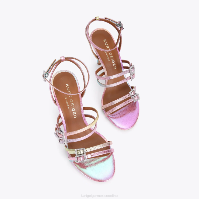 Kurt Geiger pierra londres BL0H377 | calzados combinación rosa mujer