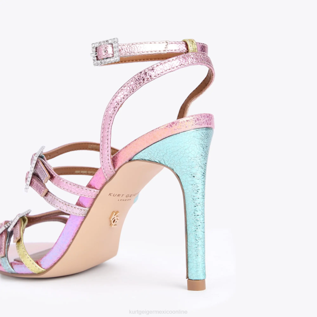 Kurt Geiger pierra londres BL0H377 | calzados combinación rosa mujer