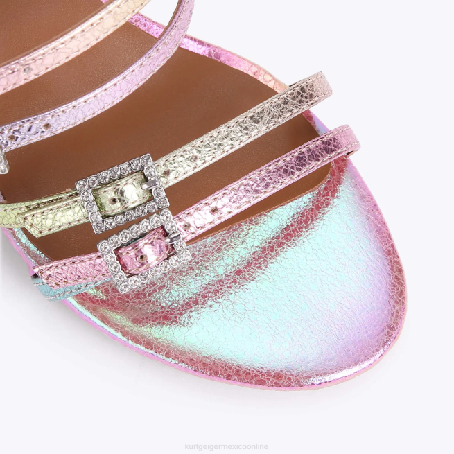 Kurt Geiger pierra londres BL0H377 | calzados combinación rosa mujer