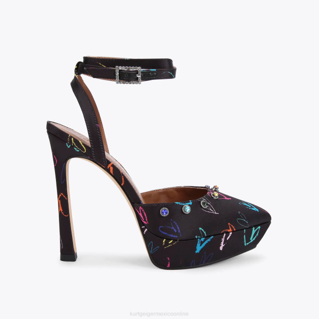 Kurt Geiger plataforma octavia de londres BL0H409 | calzados negro otro mujer