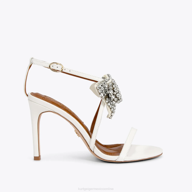 Kurt Geiger sandalia con lazo london bromley 95 BL0H335 | calzados hueso mujer