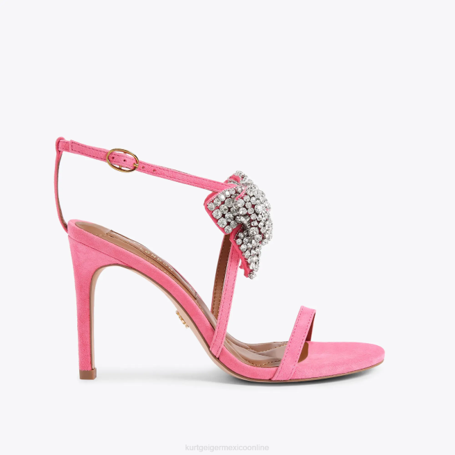 Kurt Geiger sandalia con lazo london bromley 95 BL0H337 | calzados rosa mujer
