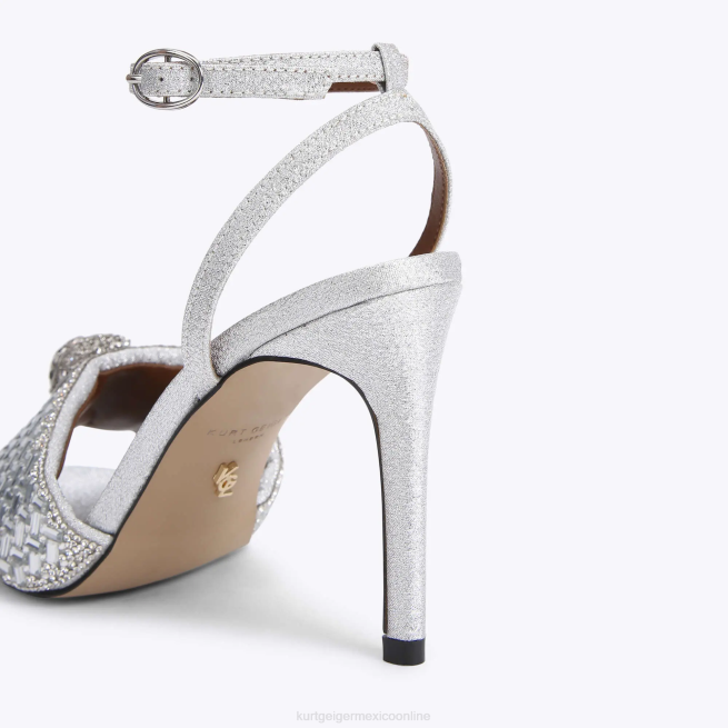 Kurt Geiger sandalia kensington londres BL0H412 | calzados combinación de plata mujer