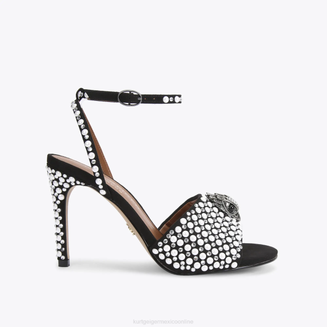 Kurt Geiger sandalia kensington londres BL0H420 | calzados blanco negro mujer