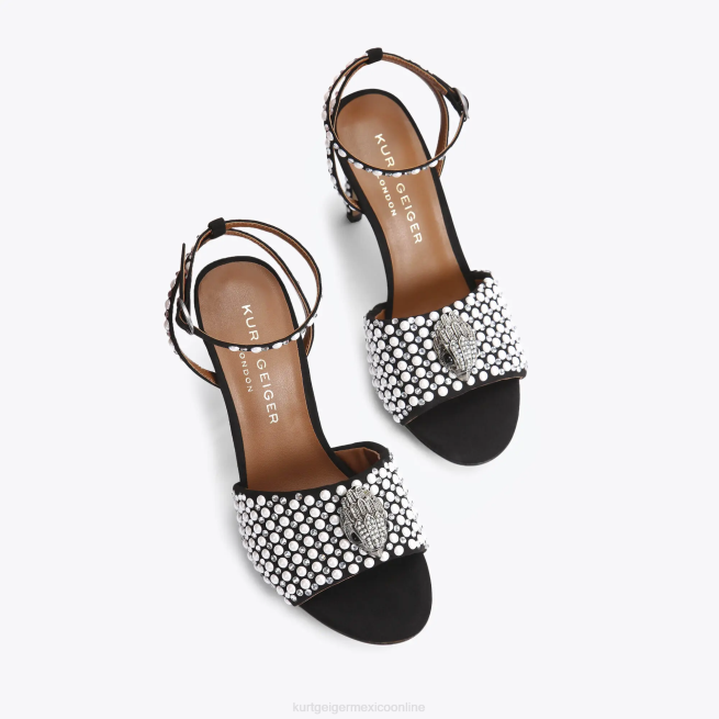 Kurt Geiger sandalia kensington londres BL0H420 | calzados blanco negro mujer