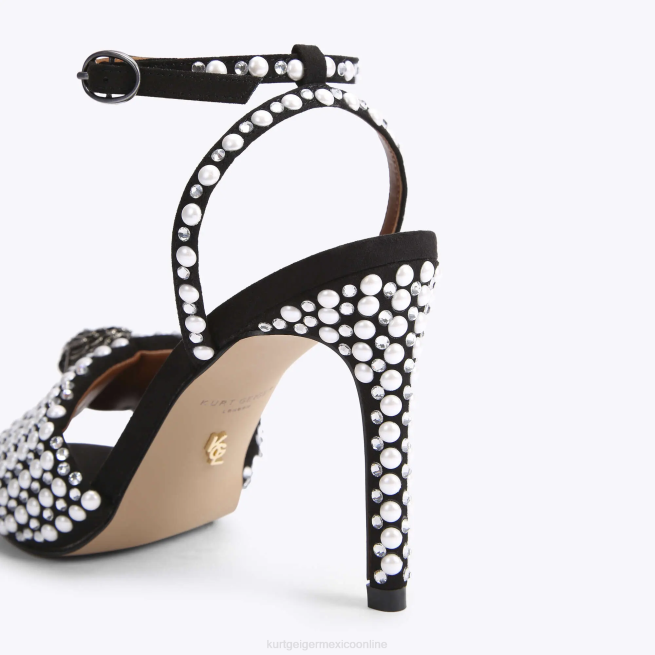 Kurt Geiger sandalia kensington londres BL0H420 | calzados blanco negro mujer